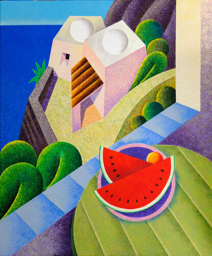 Rosso desiderio von Giancarlo Colombo, Malerei kaufen auf Singulart
