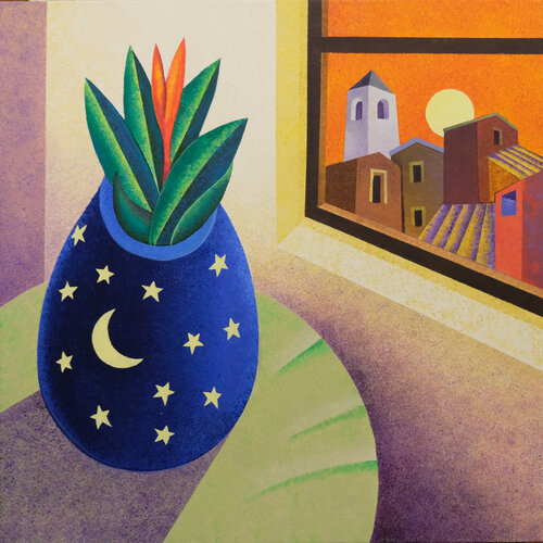 Fiorirà la notte van Giancarlo Colombo, Schilderij te koop op Singulart