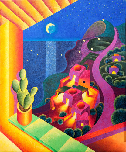 Notte di luna par Giancarlo Colombo, Peinture en vente sur Singulart