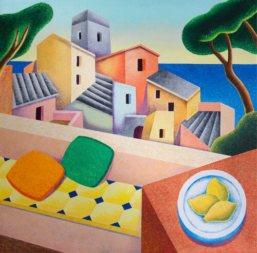 Tre limoni par Giancarlo Colombo, Peinture en vente sur Singulart