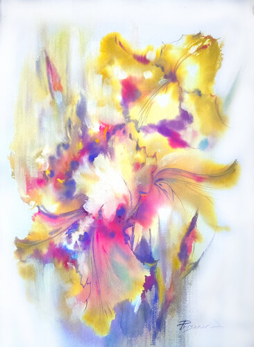 Explosion of color von Alla Prisacar, Malerei kaufen auf Singulart