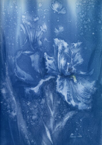 Mysterious world of flowers. van Alla Prisacar, Schilderij te koop op Singulart