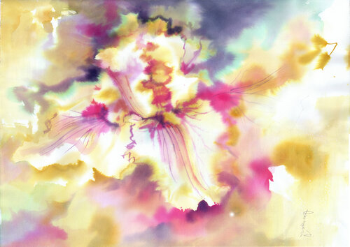 Abstract blooming Alla Prisacar