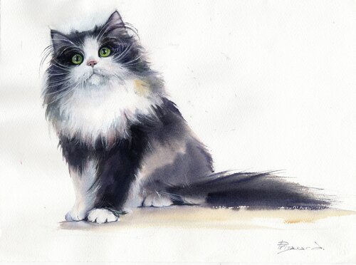 Black and white by Alla Prisacar, 油畫 for Sale on Singulart