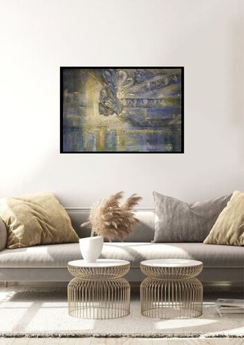 The lion by Alla Prisacar, Painting for Sale on Singulart
