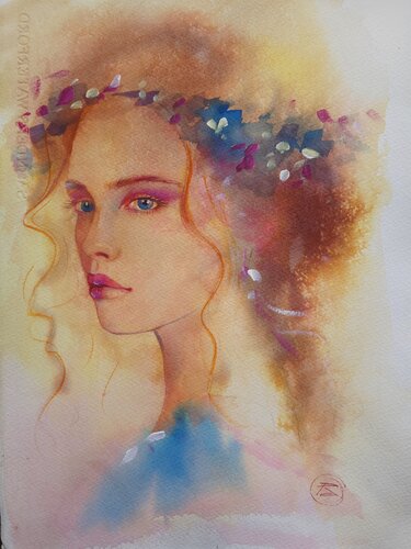 The princess di Alla Prisacar, Pittura in vendita su Singulart