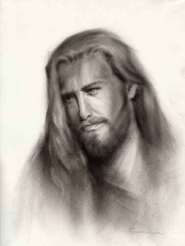 It's him by Alla Prisacar, 소묘 for Sale on Singulart
