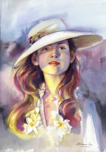 Magnificent beauty by Alla Prisacar, 회화 for Sale on Singulart