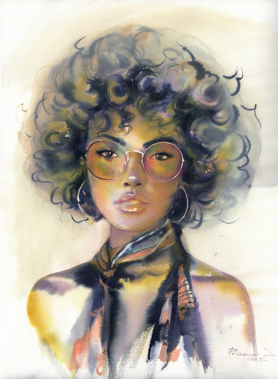 Fashion portrait. Alla Prisacar