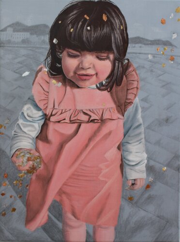 Rosa, rosa di Luisa Sodano, Pittura in vendita su Singulart