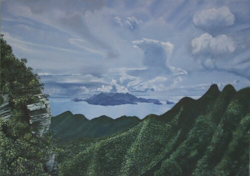 Lankgawi di Luisa Sodano, Pittura in vendita su Singulart