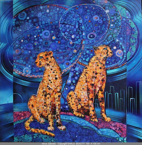 WILD BEAUTY von MARIUS ZABINSKI, Malerei kaufen auf Singulart