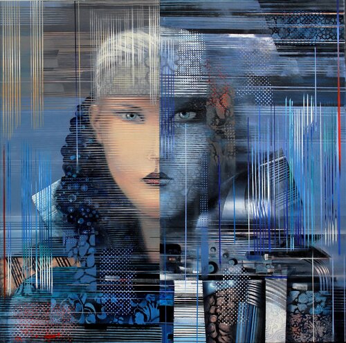 LA  GUERIERE von MARIUS ZABINSKI, Malerei kaufen auf Singulart