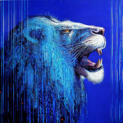 THE  KING von MARIUS ZABINSKI, Malerei kaufen auf Singulart