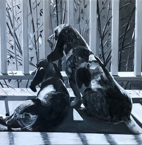 Birdwatching van Paige Wilson, Schilderij te koop op Singulart