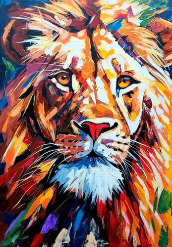 Golden mane di Kevin Jjagwe, Pittura in vendita su Singulart