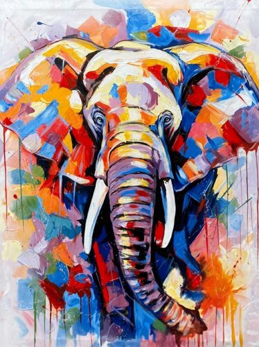 Wild Spectrum di Kevin Jjagwe, Pittura in vendita su Singulart