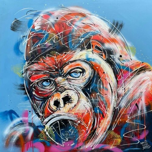 Primal Radiance di Kevin Jjagwe, Pittura in vendita su Singulart