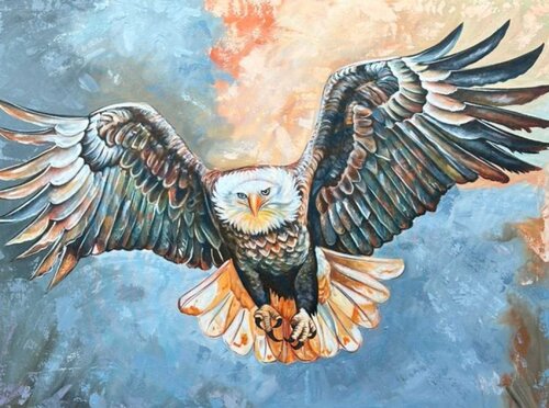 Wings of Dominion di Kevin Jjagwe, Pittura in vendita su Singulart