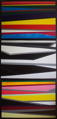 La Fréquence de Mozart (triptyque) par Marc Baillet, Peinture en vente sur Singulart