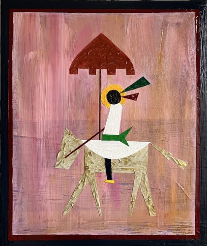 Walking the talk IV par Marc Baillet, Peinture en vente sur Singulart