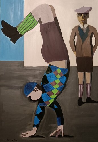 Chi mi ama mi segua van BERNARDO BANDINELLI, Schilderij te koop op Singulart