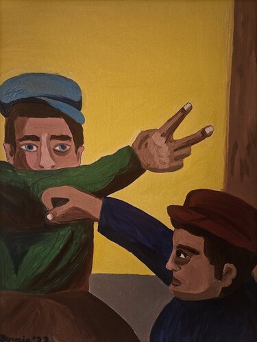 La morra cinese van BERNARDO BANDINELLI, Schilderij te koop op Singulart
