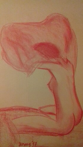 Donna che si spoglia di BERNARDO BANDINELLI, Disegno in vendita su Singulart