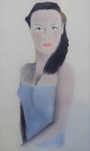 Donna in celeste par BERNARDO BANDINELLI, Dessin en vente sur Singulart