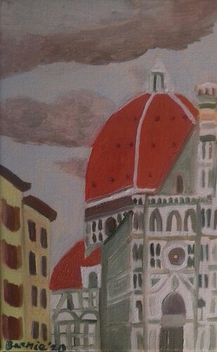 Piazza Duomo a Firenze van BERNARDO BANDINELLI, Schilderij te koop op Singulart