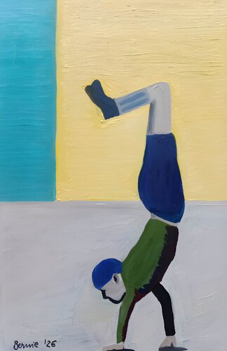 L'acrobata / The acrobat boy von BERNARDO BANDINELLI, Malerei kaufen auf Singulart