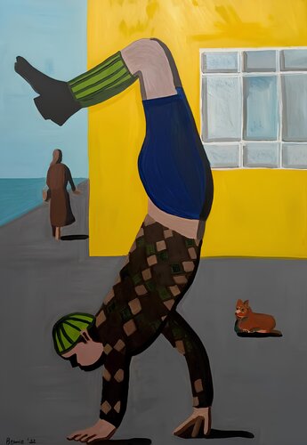 L'istinto felino von BERNARDO BANDINELLI, Malerei kaufen auf Singulart