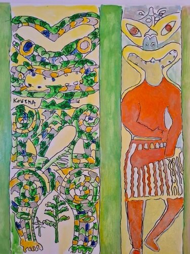 Maori de Georg Schmidt, Pintura a la venta en Singulart