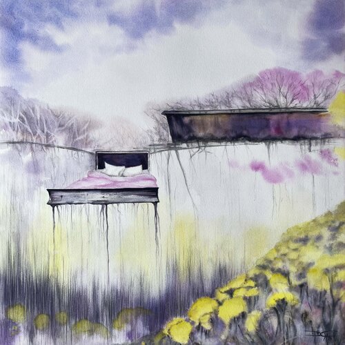 Having met always by Nadia Khovaeva, 종이 for Sale on Singulart