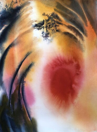 The heart of an angel by Nadia Khovaeva, 회화 for Sale on Singulart