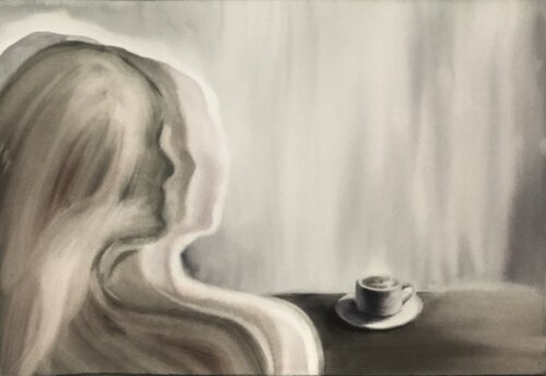 Here she comes again von Nadia Khovaeva, Malerei kaufen auf Singulart