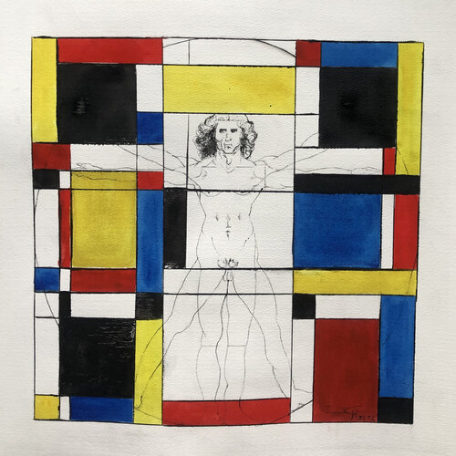 Cultural code#2 by Nadia Khovaeva, Work on Paper for Sale on Singulart