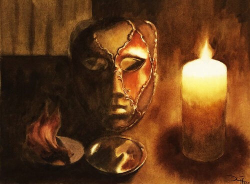 Without a face von Nadia Khovaeva, Malerei kaufen auf Singulart