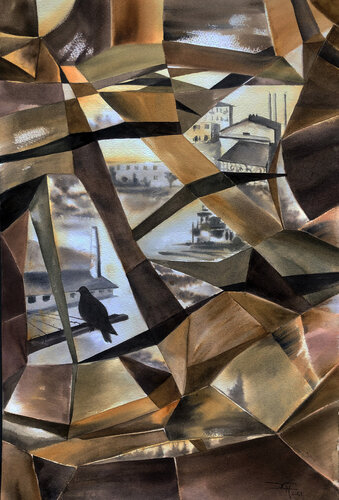 The Transformation of time par Nadia Khovaeva, Œuvre sur papier en vente sur Singulart