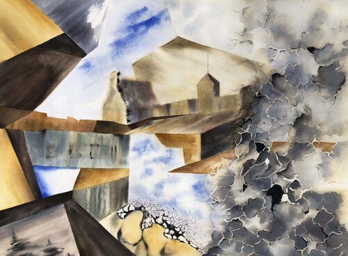 Transformation of time and space par Nadia Khovaeva, Œuvre sur papier en vente sur Singulart