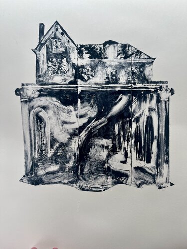 The House of Ten Whirlwinds by Nadia Khovaeva, 종이 for Sale on Singulart