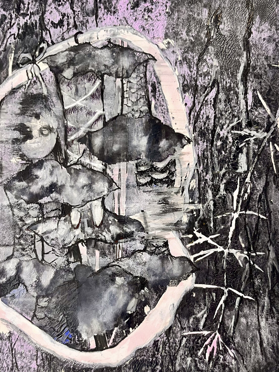 The right wing of the emptiness Nadia Khovaeva Œuvre sur papier à vendre