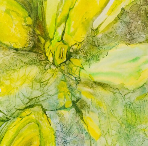 Green Dream 2 by Galina Lorentzen, 회화 for Sale on Singulart