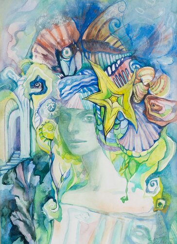 Sea floor 12 von Galina Lorentzen, Malerei kaufen auf Singulart