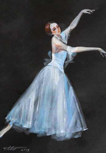 Ballet Giselle 1 von Galina Lorentzen, Zeichnungen kaufen auf Singulart