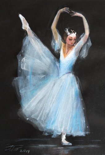 Ballet Giselle 2 von Galina Lorentzen, Zeichnungen kaufen auf Singulart