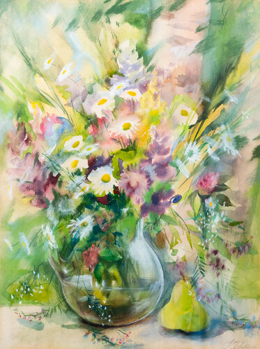 Flowers 1 von Galina Lorentzen, Malerei kaufen auf Singulart