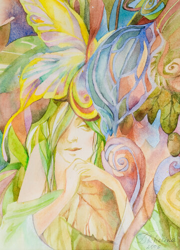 Butterflies 1 by Galina Lorentzen, Painting for Sale on Singulart