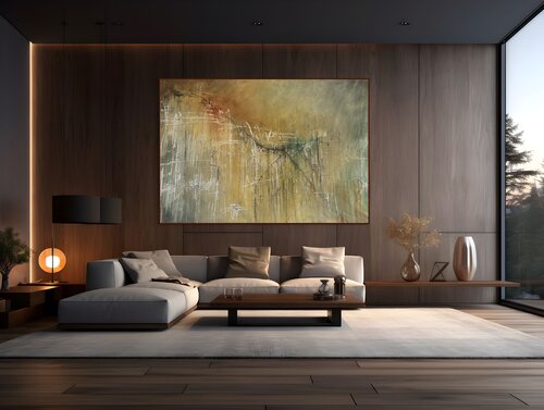 "The Weight of Silence" di Sonia J., Pittura in vendita su Singulart