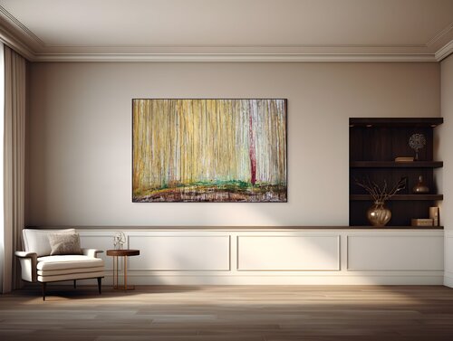 "The Archeology of Strenghts and Courage" von Sonia J., Malerei kaufen auf Singulart